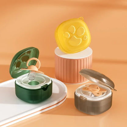 Estuche portátil para chupetes: limpio, seguro y divertido para bebés