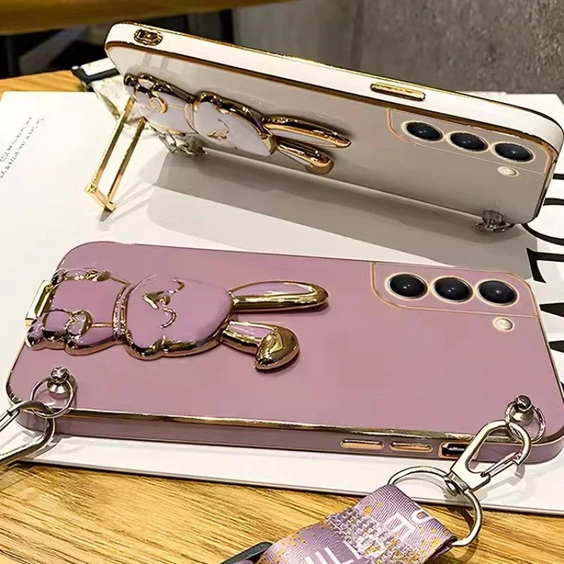 🐰 Crossbody Rabbit Phone Case with Lanyard For Samsung Galaxy A15 / A05 / A05S / 5G