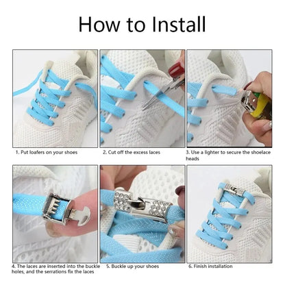 Rubber Band Sneakers Laces – Kids & Adults