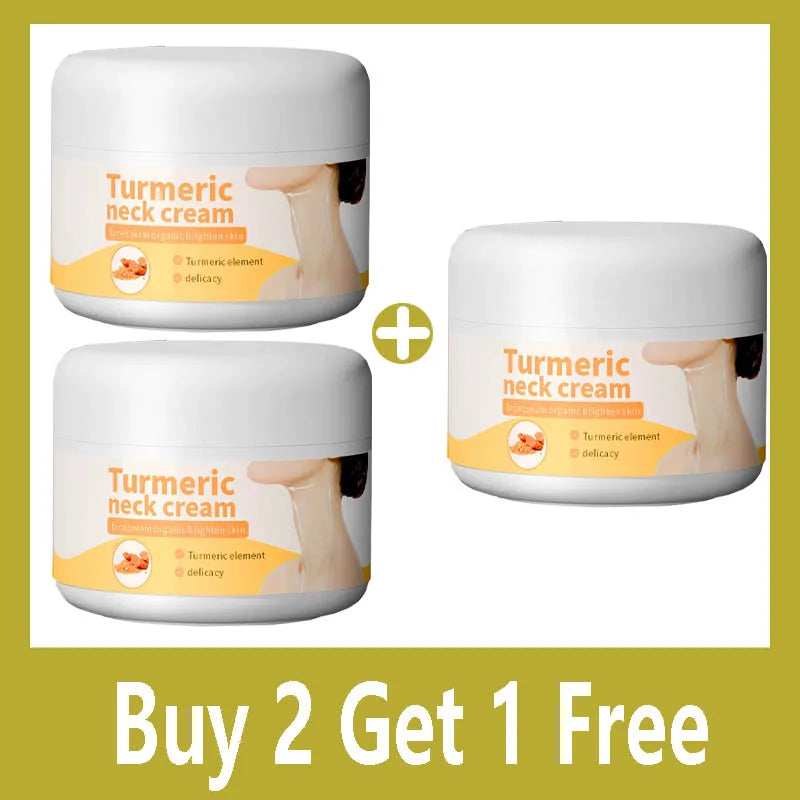 Turmeric Neck Care Cream – Anti-Wrinkle, Hydrating & Firming Beauty Treatment