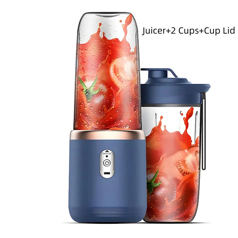 Portable Juice Extractor Cup – 2PCS Mini Blender