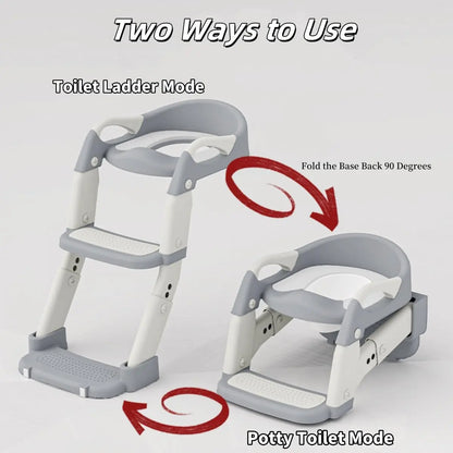 StepPotty 2-in-1 Toddler Toilet Training Seat with Ladder