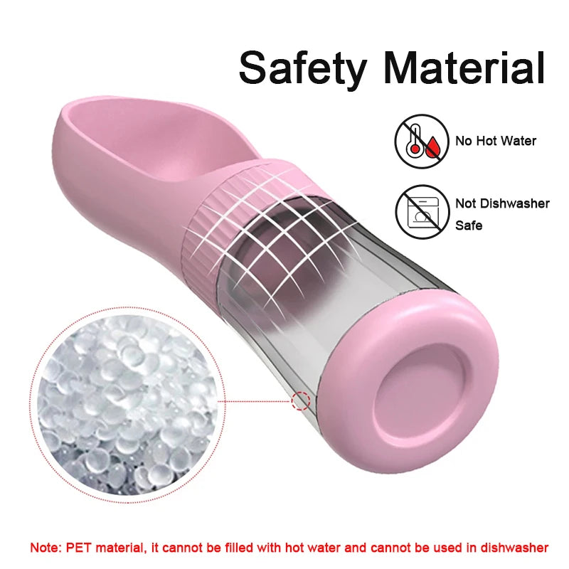 2-in-1 Dog Water Bottle™ 🐶 | Portable Travel Feeder