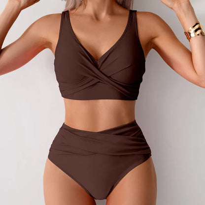 Conjunto de bikini de talle alto efecto moldeador | Edición de verano