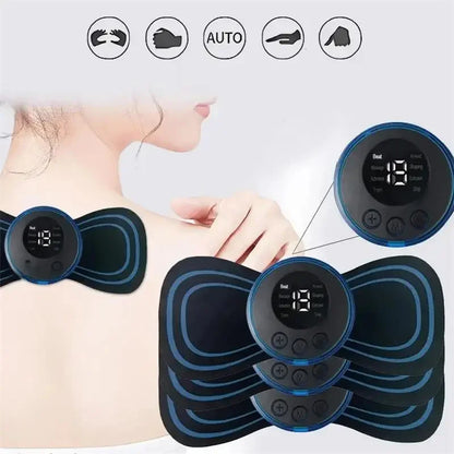 EMS Electric Neck & Body Massager – Portable Microcurrent Muscle Pain Relief Device