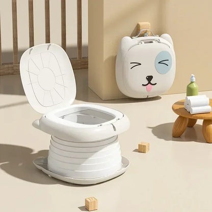 Foldable Children's Travel Potty | Portable Toilet Training Seat with Odour Seal
