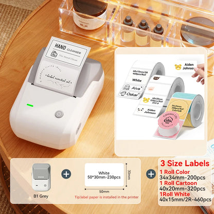 NIIMBOT B1 Portable Bluetooth Label Printer