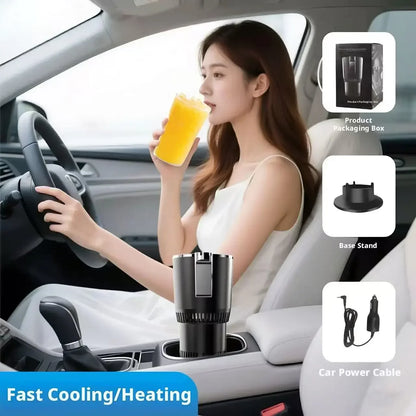 Portable Car Drink Cooler & Heater Mini Fridge
