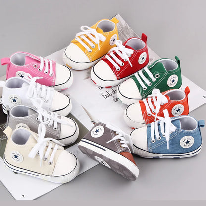 Baby First Walker Sneakers – Soft Sole Non-Slip Shoes
