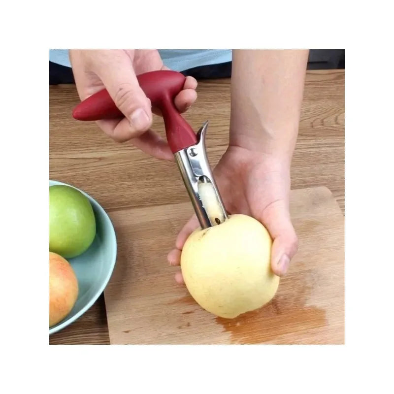 Stainless Steel Apple Corer – Easy Fruit & Vegetable Tool
