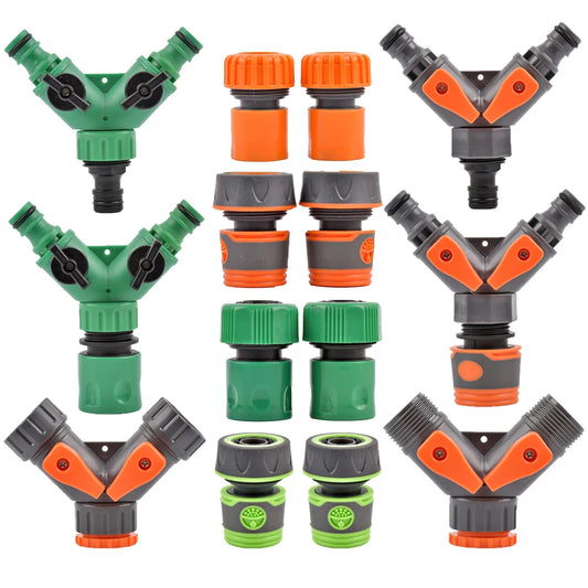 Way Garden Tap Splitter with Adjustable Switch