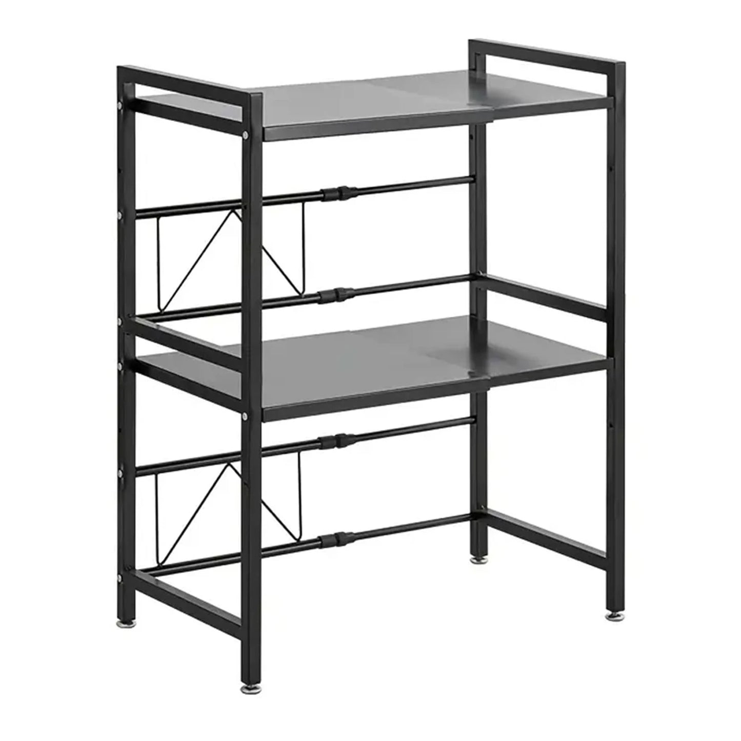 Adjustable Pull-Out Kitchen Organiser | Space-Saving Cabinet Shelf