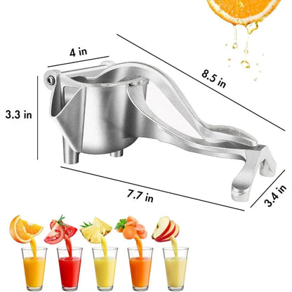 Manual Citrus Juicer – Heavy Duty Fruit Juice Squeezer, Detachable & Easy to Clean