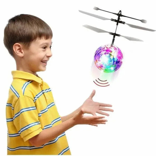 Luminous Floating Crystal Ball Toy – Infrared Gesture Control Flying Ball