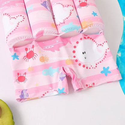 Kids Buoyancy Swimsuit – Cartoon Float Swimwear for Boys & Girls