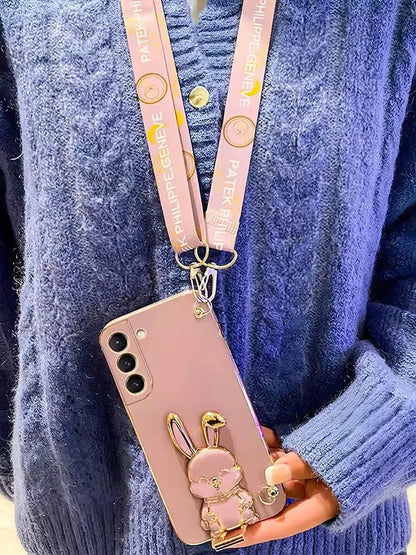 🐰 Crossbody Rabbit Phone Case with Lanyard For Samsung Galaxy A15 / A05 / A05S / 5G