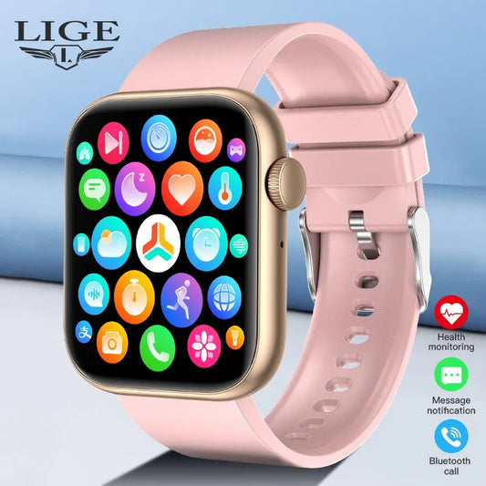 LIGE Women’s Smart Watch – Bluetooth Call & Fitness Tracker