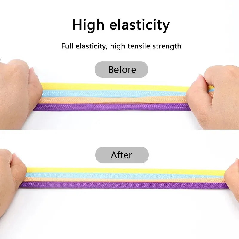 Rubber Band Sneakers Laces – Kids & Adults