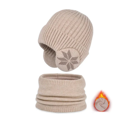 ❄️ WarmSnug™ – Kids’ Winter Hat & Scarf Set