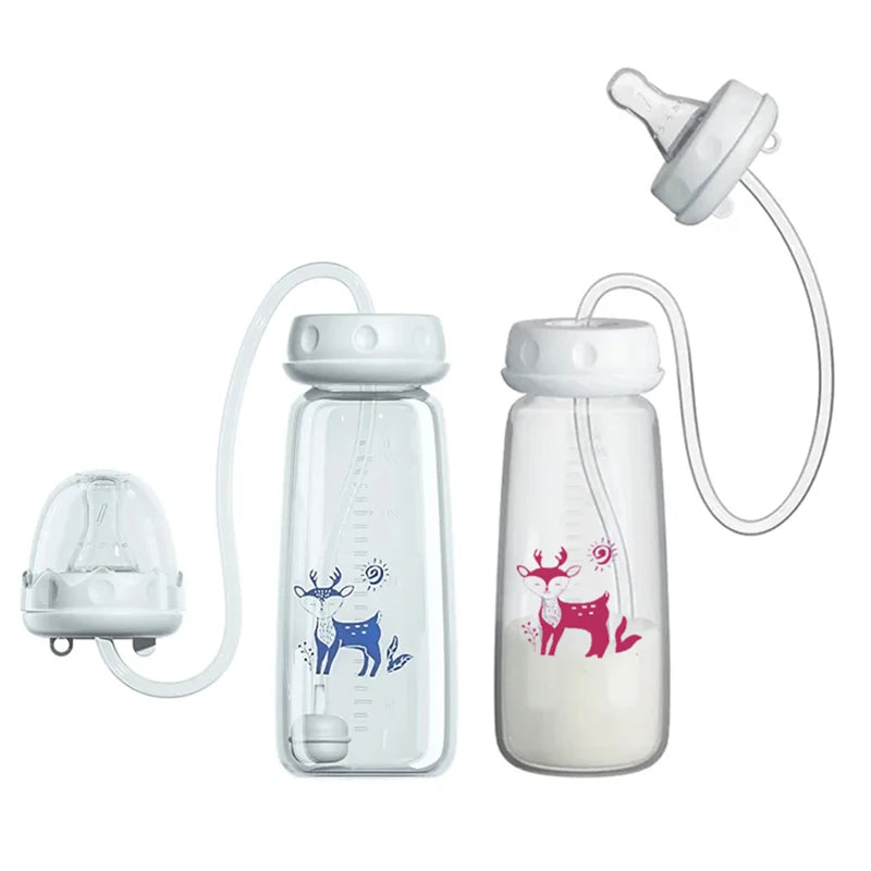 BornBL 240ml Hands-Free Anti-Colic Baby Bottle