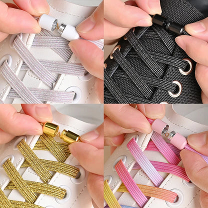 Pearl Light No Tie Shoelaces – Fashionable & Practical