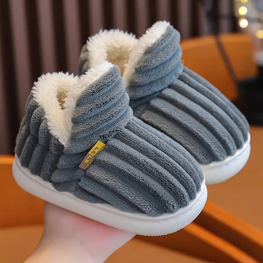 ❄️ SnugSteps™ – Kids’ Winter Slippers, Anti-Slip & Plush Lined