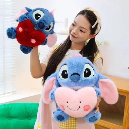 Disney Stitch Heart Plush Toy | Cute Valentine’s Gift Nano Doll