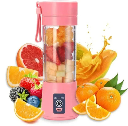Portable Juicer Cup – Electric Fruit & Milkshake Blender