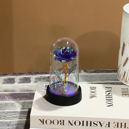 LED Simulation Rose Flower Light – Realistic Night Lamp for Valentine's Day