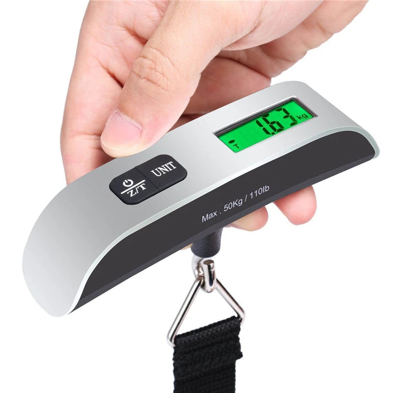 Portable Digital Luggage Scale – LCD Display Up to 110lb/50kg