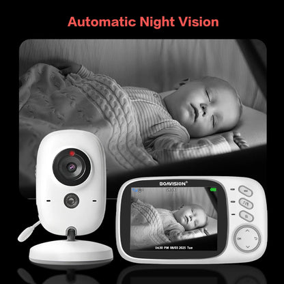 👶 BabyWatch™ VB603 – Monitor de bebé inalámbrico de 3,2” con visión nocturna y audio bidireccional