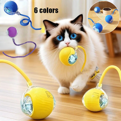 Interactive Electric Cat Toy Ball – Smart Rolling Ball for Kittens & Cats