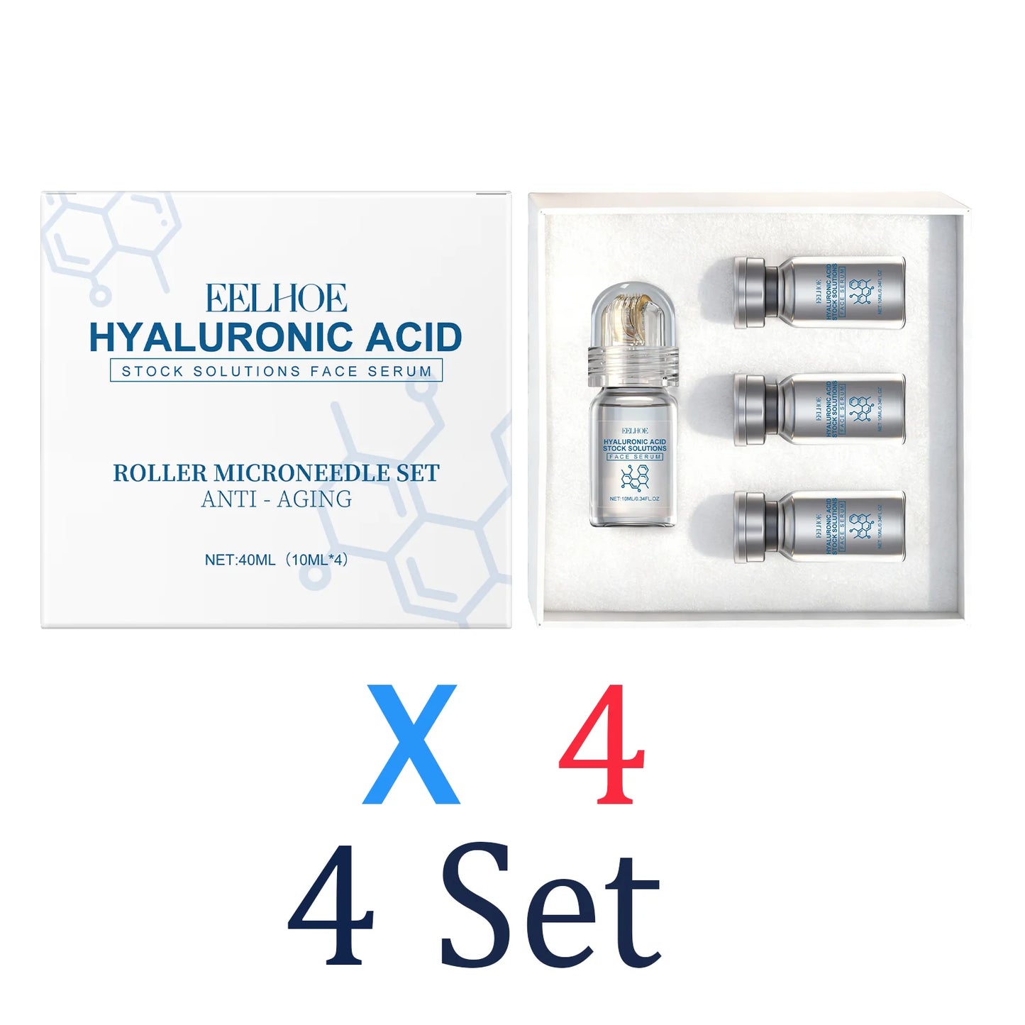 Kit de sérum microneedle de niacinamida – Cuidado de la piel hidratante y reparador