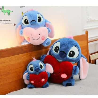 Disney Stitch Heart Plush Toy | Cute Valentine’s Gift Nano Doll