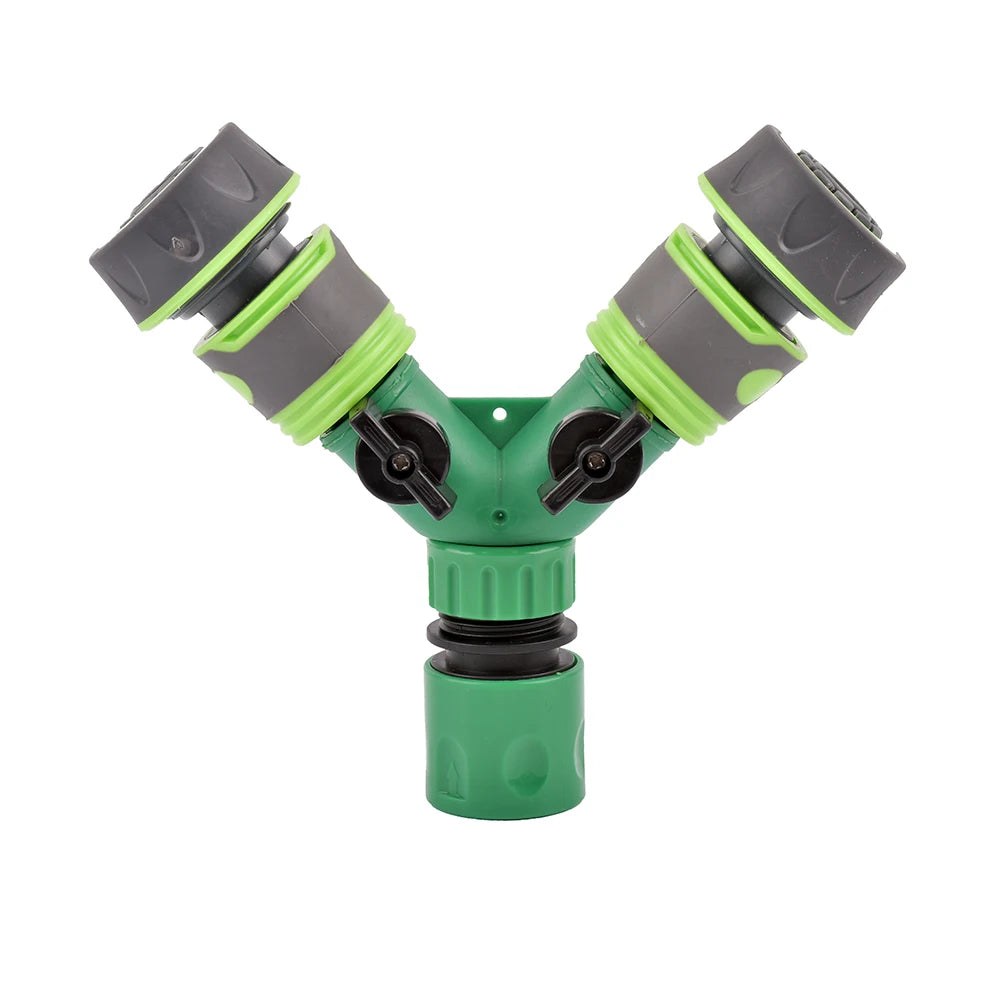 Way Garden Tap Splitter with Adjustable Switch