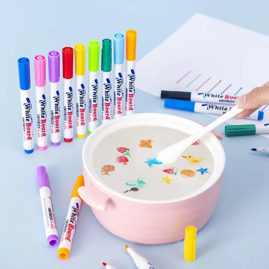 Water Painting Floating Colour Pen Set – Fun Drawing Toy