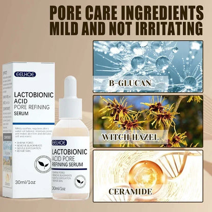 Lactobionic Acid Facial Serum – Shrink Pores, Smooth Fine Lines & Brighten Skin