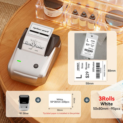 NIIMBOT B1 Portable Bluetooth Label Printer