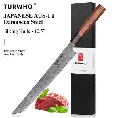 Hand-Forged Damascus Steel Chef Knife – Professional Japanese Kitchen Blade