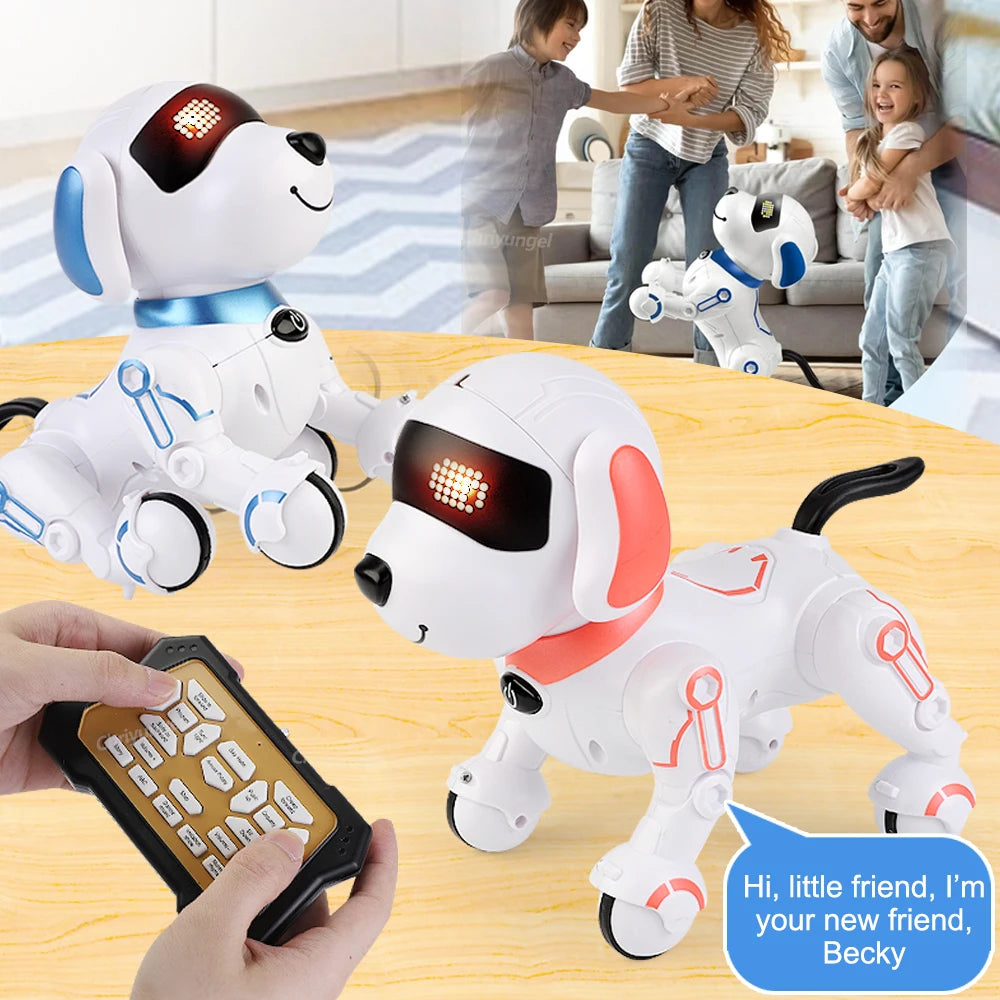 RC Robot Dog Interactive Smart Toy – Programmable, Dancing & Walking