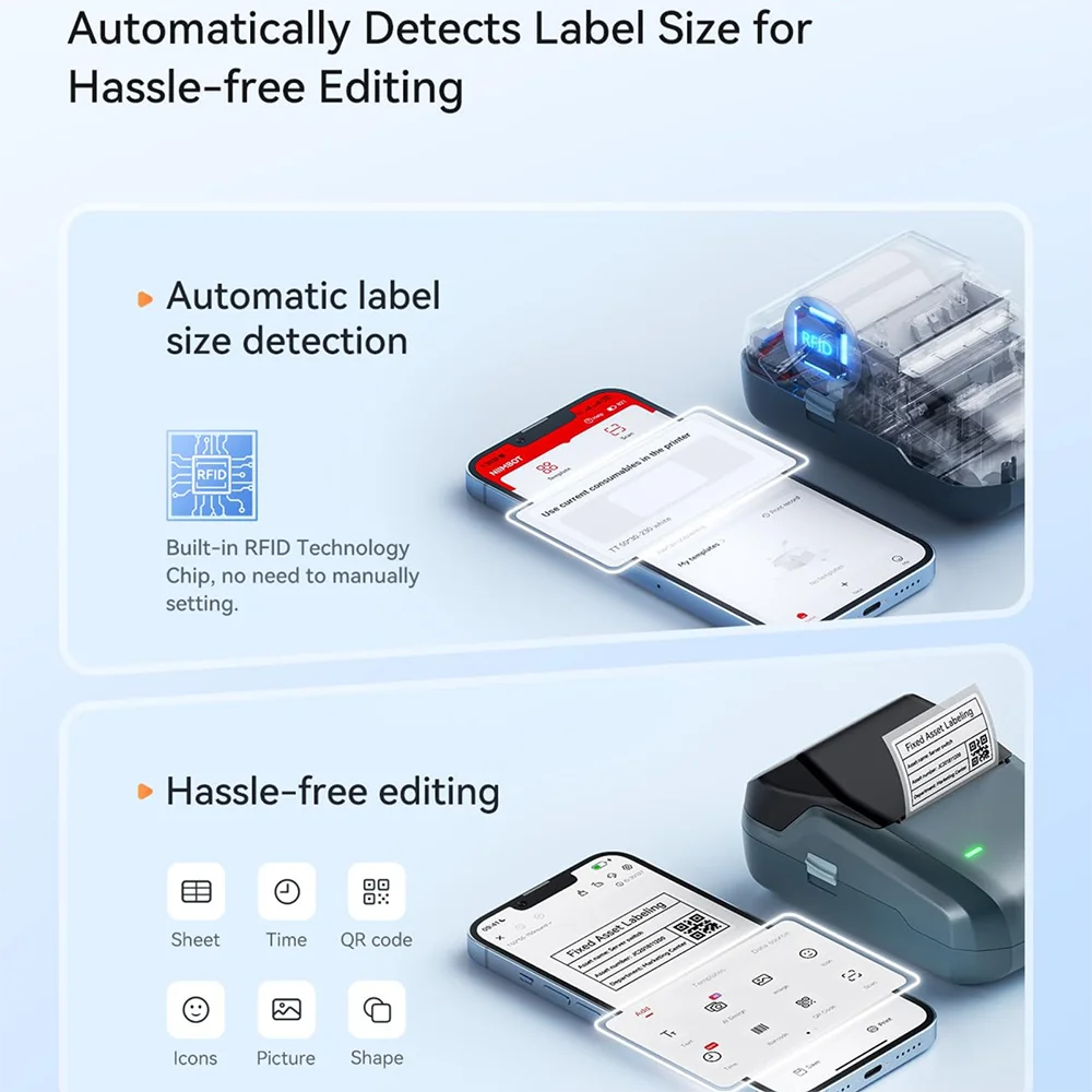 NIIMBOT B1 Portable Bluetooth Label Printer