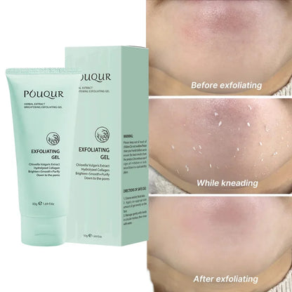 Herbal Exfoliating Gel Cream – Deep Cleansing & Moisturizing Face & Body Scrub