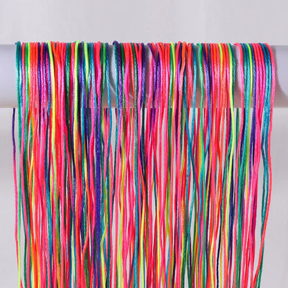 Girls Hair Braiding Accessories – 20PCS Colourful Cotton Strands for African Braids & Styling
