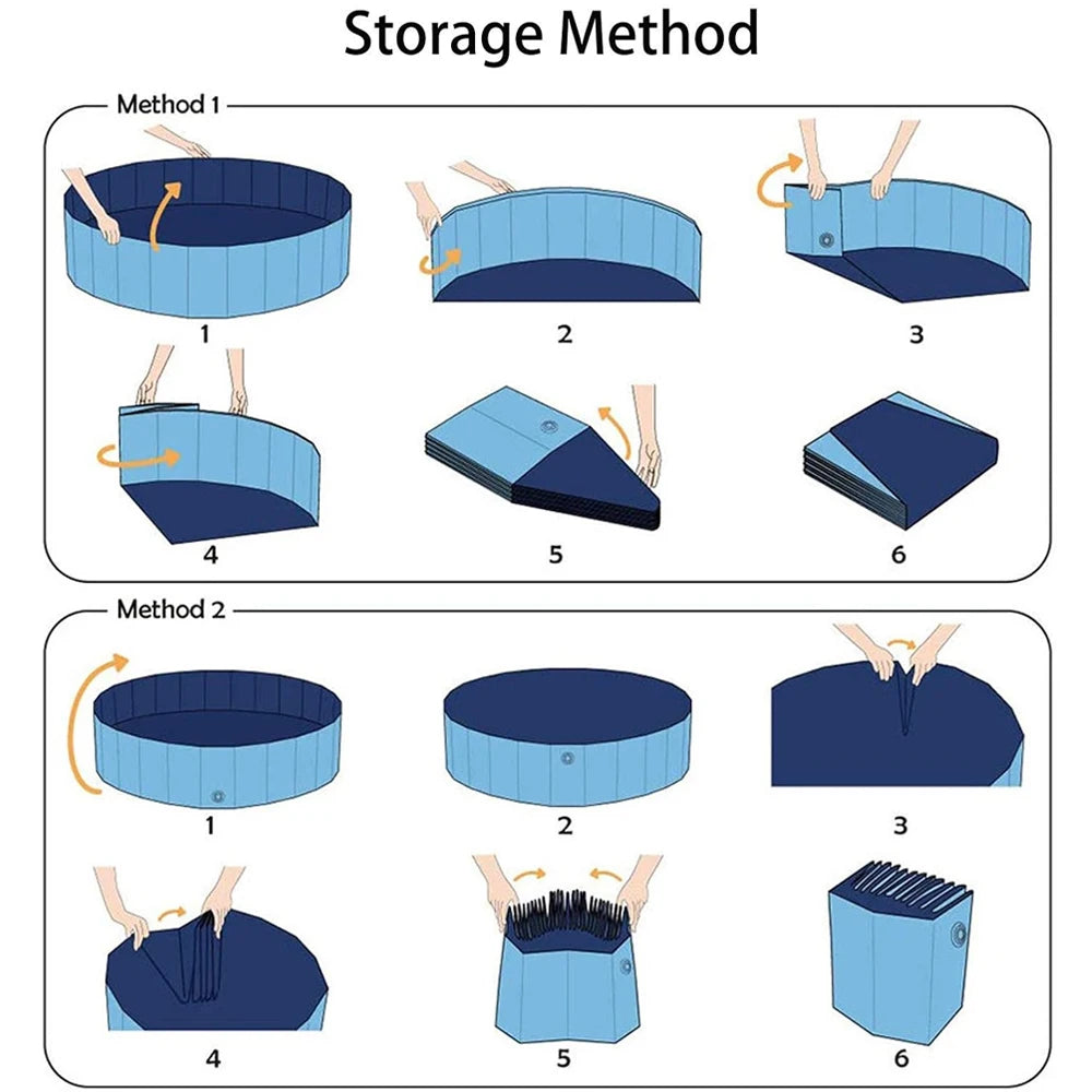 Portable Dog Pool™ 🐶 | Foldable Pet Bath Tub