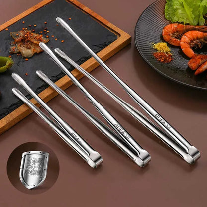 SteelGrip™ Stainless Steel BBQ Grill Tongs