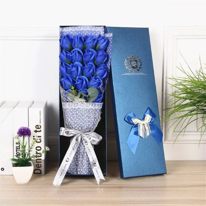 Luxury 18PCS Soap Rose Bouquet with Gift Box – Elegant Floral Gift for Special Occasions