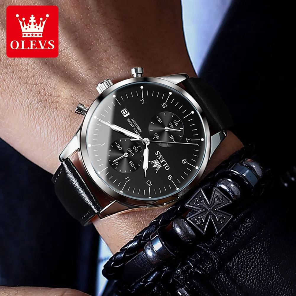 OLEVS P2880 Elegant Men’s Quartz Watch – Luxury Casual & Business