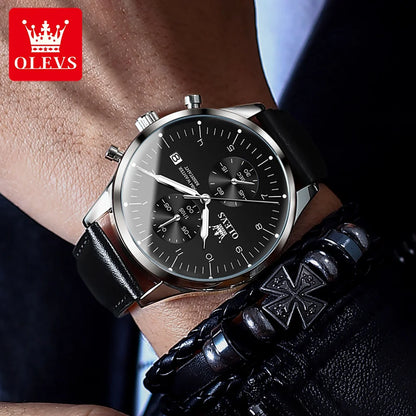 OLEVS P2880 Elegant Men’s Quartz Watch – Luxury Casual & Business