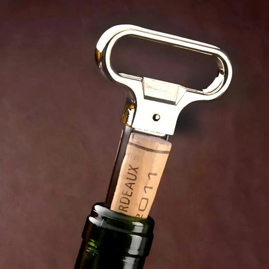 Professional Wine Bottle Opener – Ergonomic Labour-Saving Corkscrew with Foil Cutter