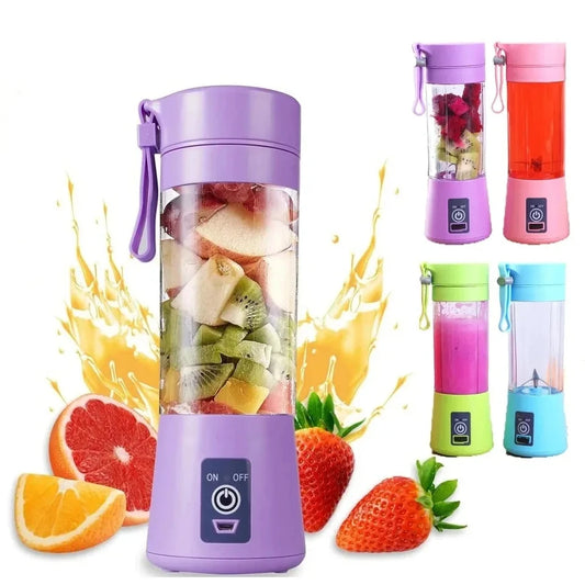 Portable Juicer Cup – Electric Fruit & Milkshake Blender
